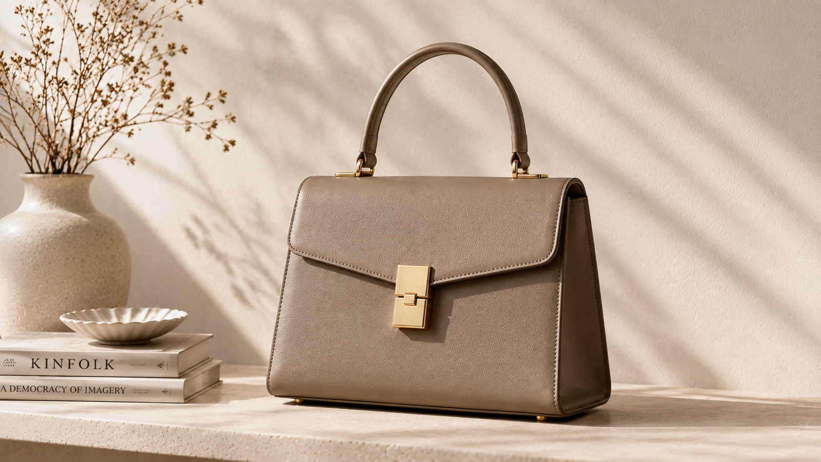 Structured Leather Bag