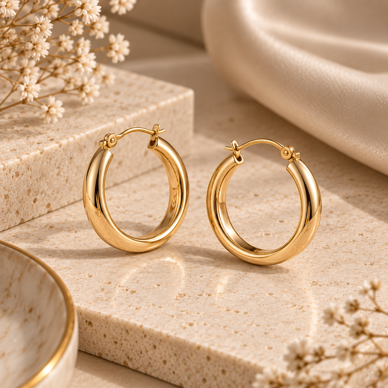 Classic Gold Hoop Earrings – Elegant Everyday Jewelry