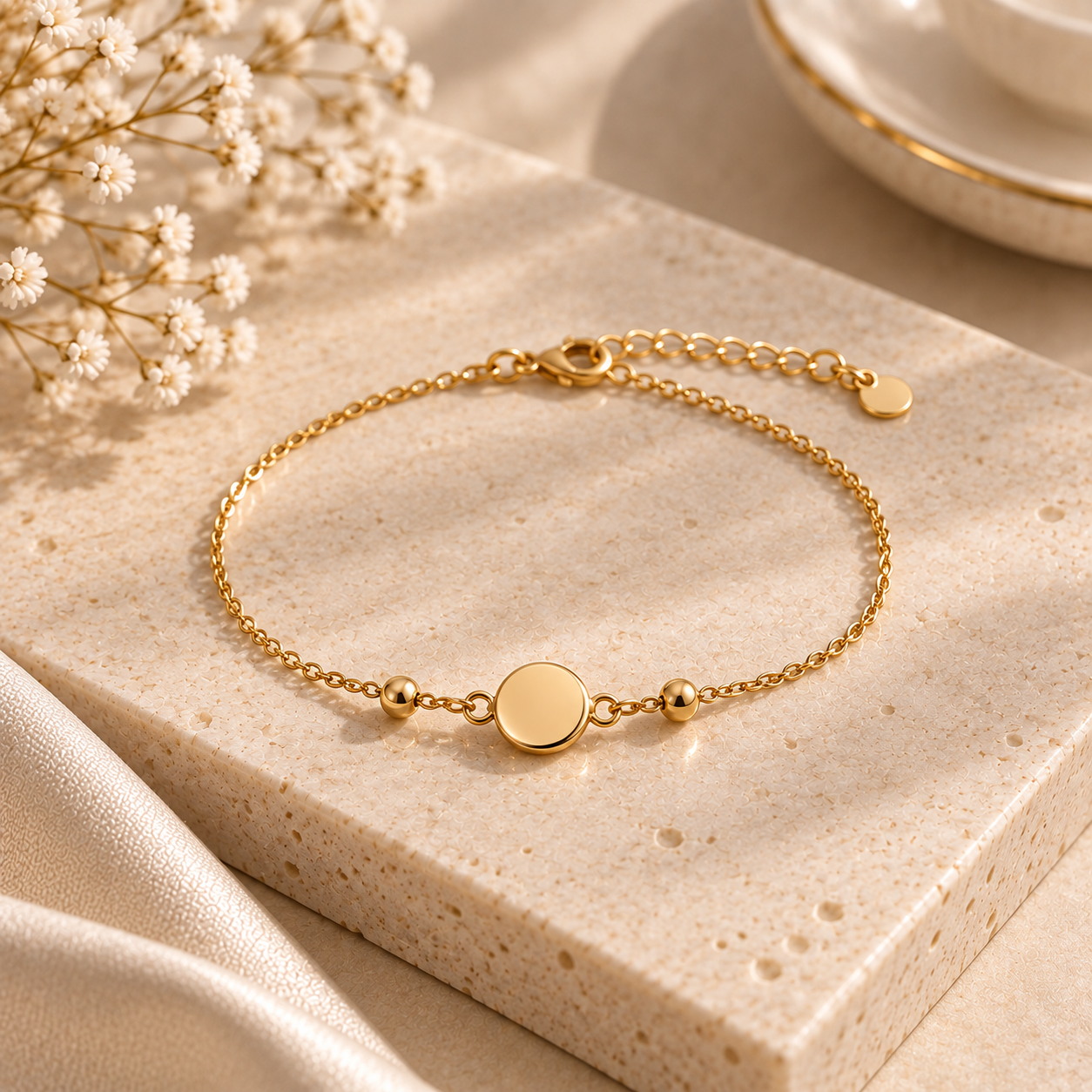 Delicate Gold Bracelet – Elegant Minimalist Jewelry - Gambar 2