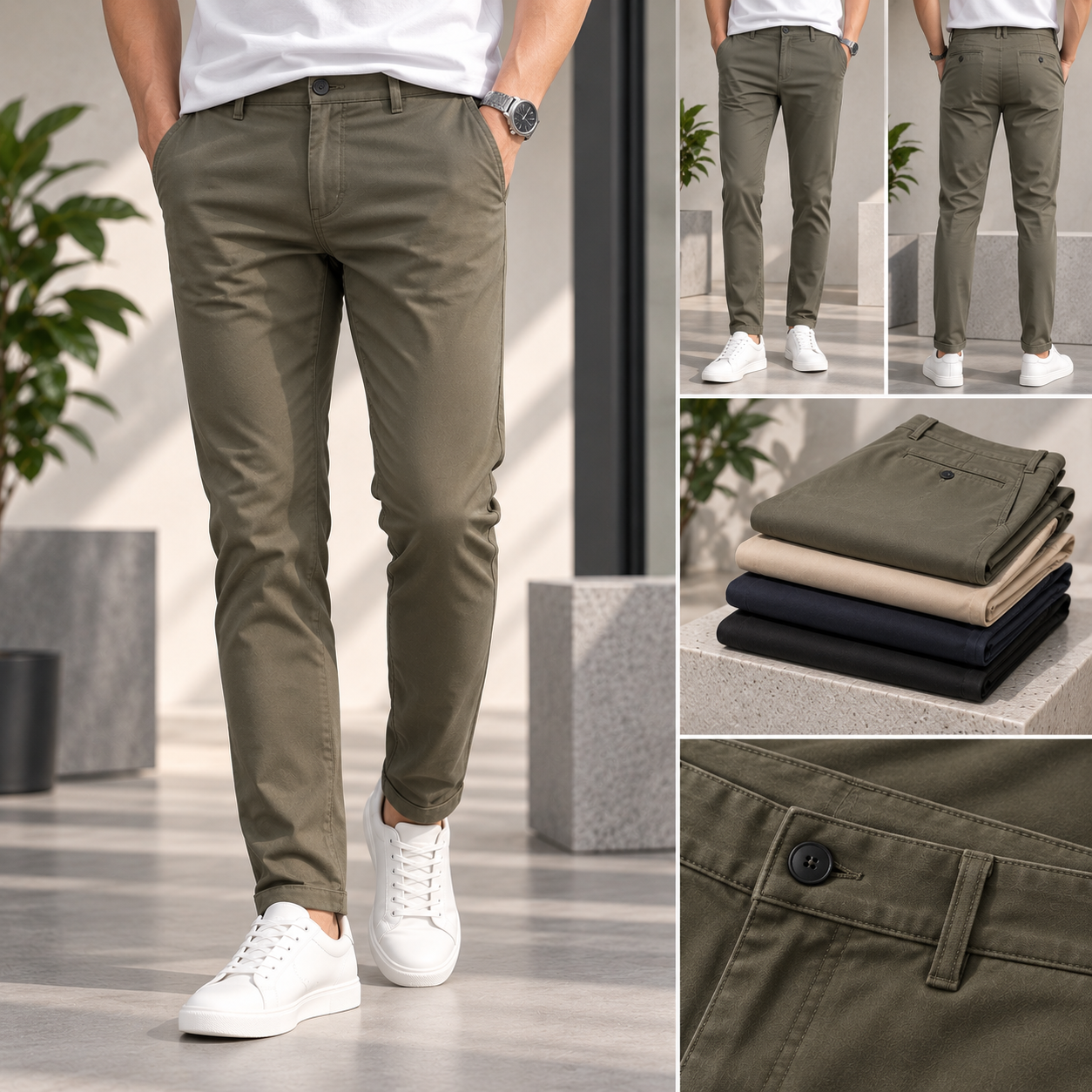 Slim Chino Pants – Modern Casual Essential