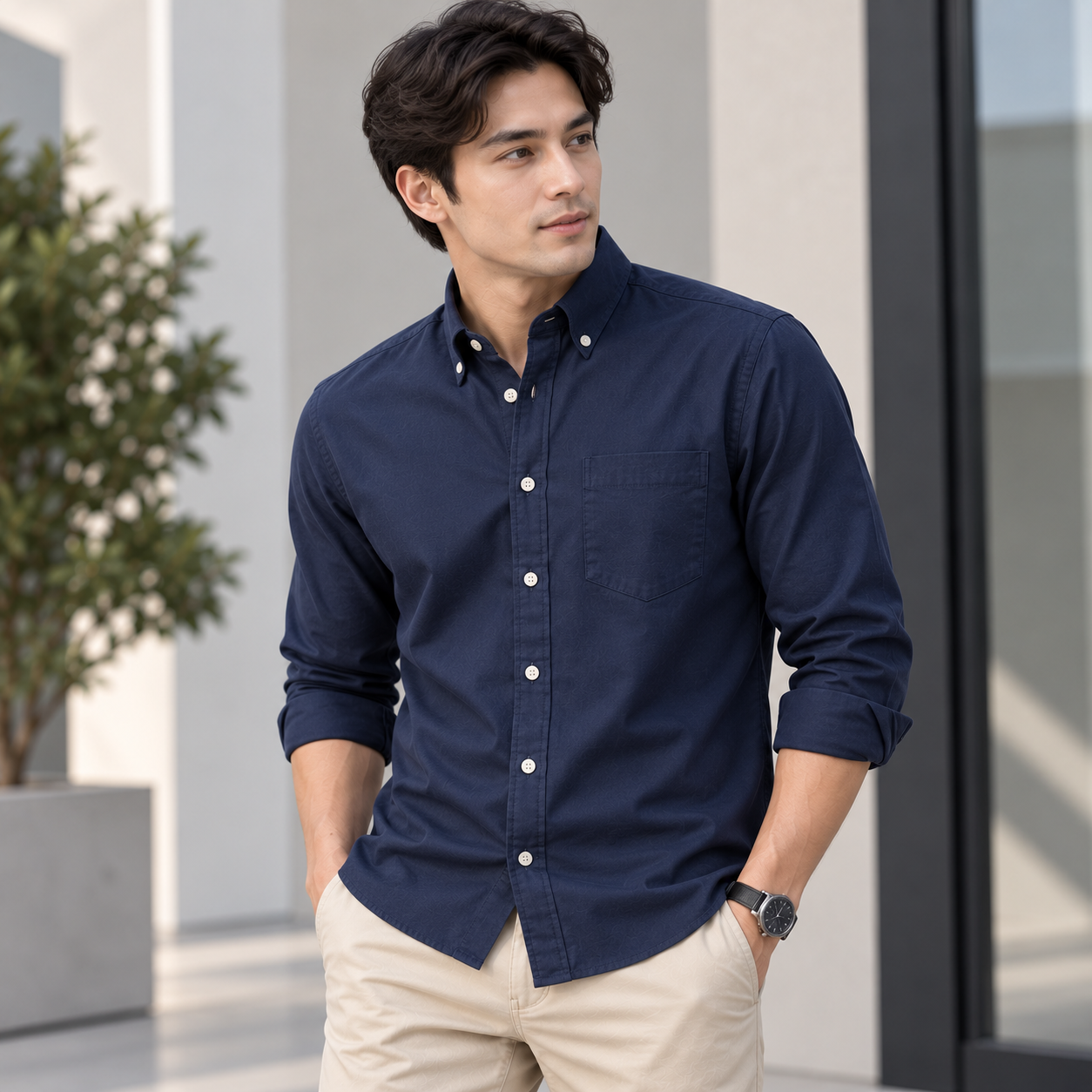 Premium Oxford Shirt – Classic Smart Casual Style